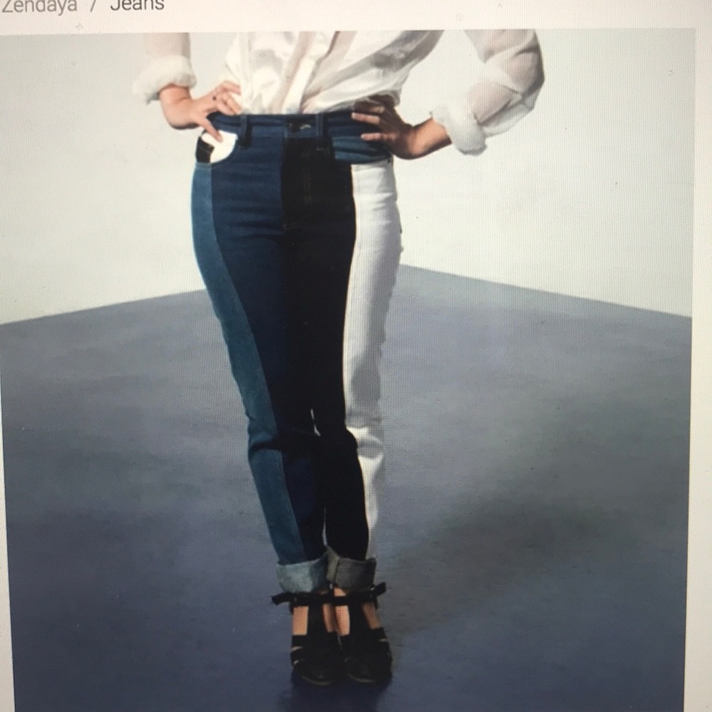 COPY - Daya by Zendaya patchwork jeans